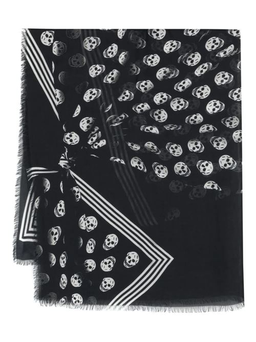 Men's print scarf Alexander McQueen | 7810764418Q1078